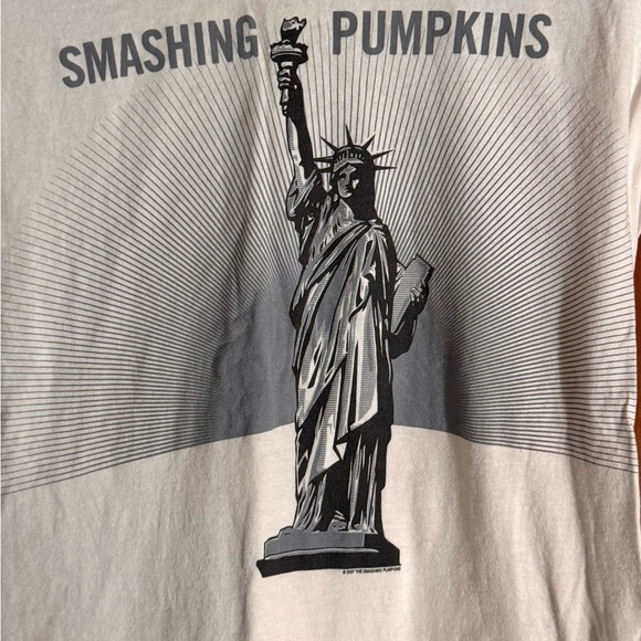 Smashing Pumpkins White Women’s T-Shirt Sz Lg - Picture 2 of 3